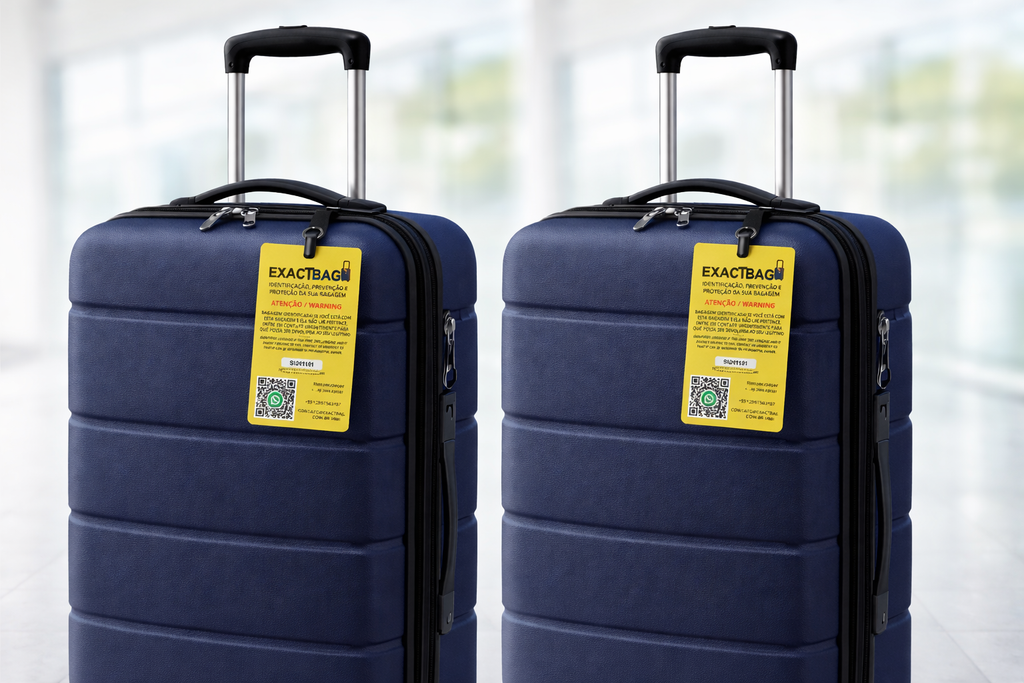 KIT 2 TAGs ExactBag Cover (Inclui Seguro de R$2.500)
