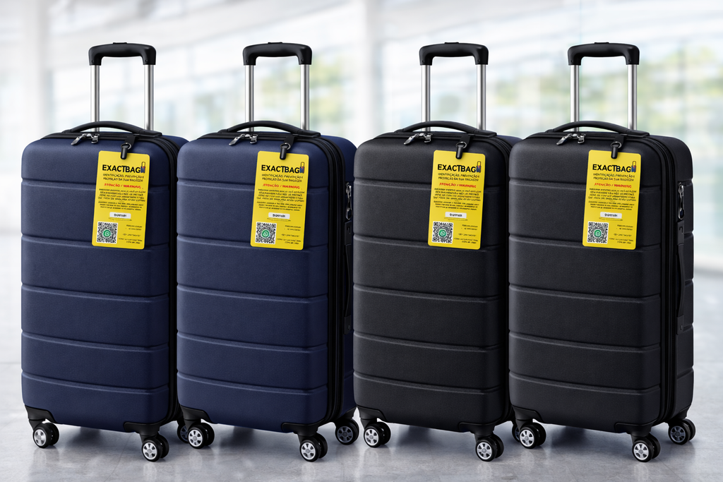 KIT 4 TAGs ExactBag Cover (Inclui Seguro de R$2.500)