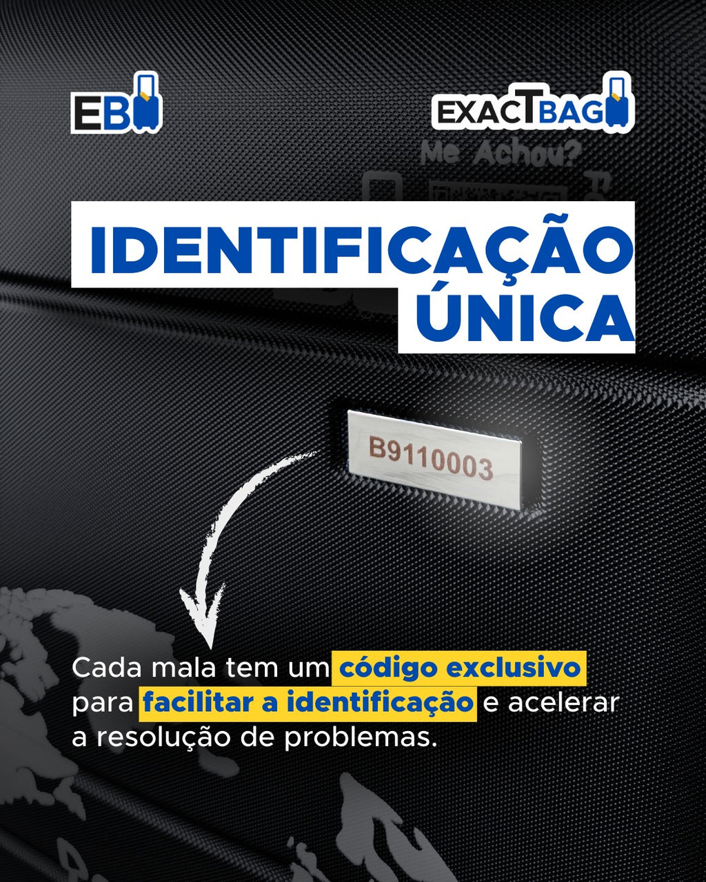 Bagagem de Bordo ExactBag - Viaje tranquilo, sua bagagem está protegida