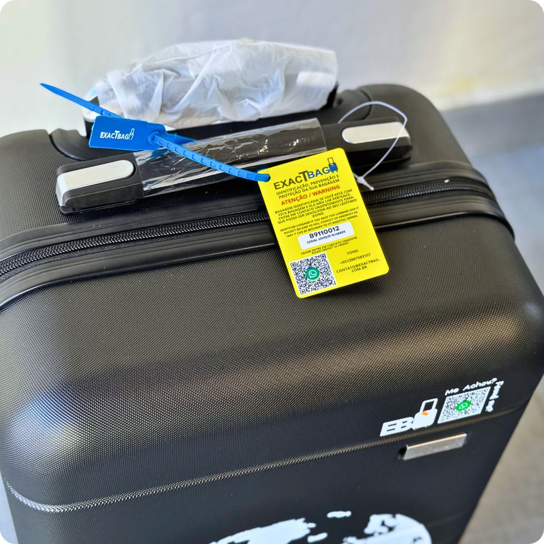 Bagagem de Bordo ExactBag - Viaje tranquilo, sua bagagem está protegida