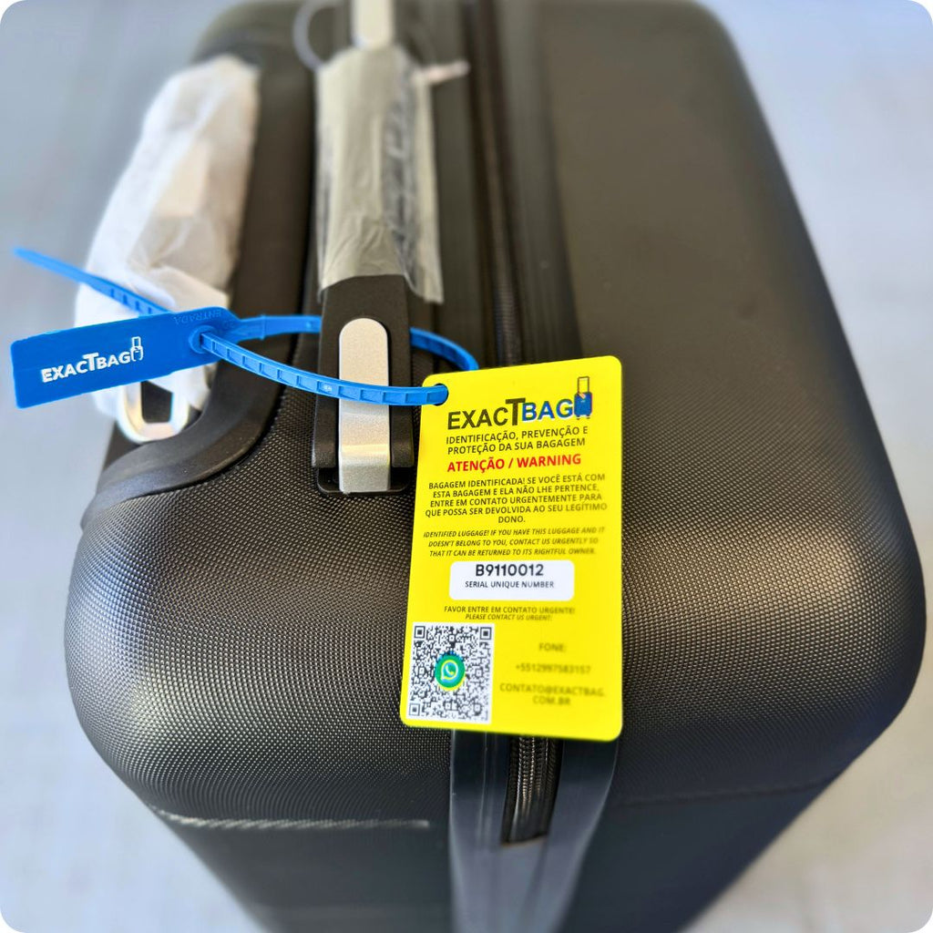 Bagagem de Bordo ExactBag - Viaje tranquilo, sua bagagem está protegida