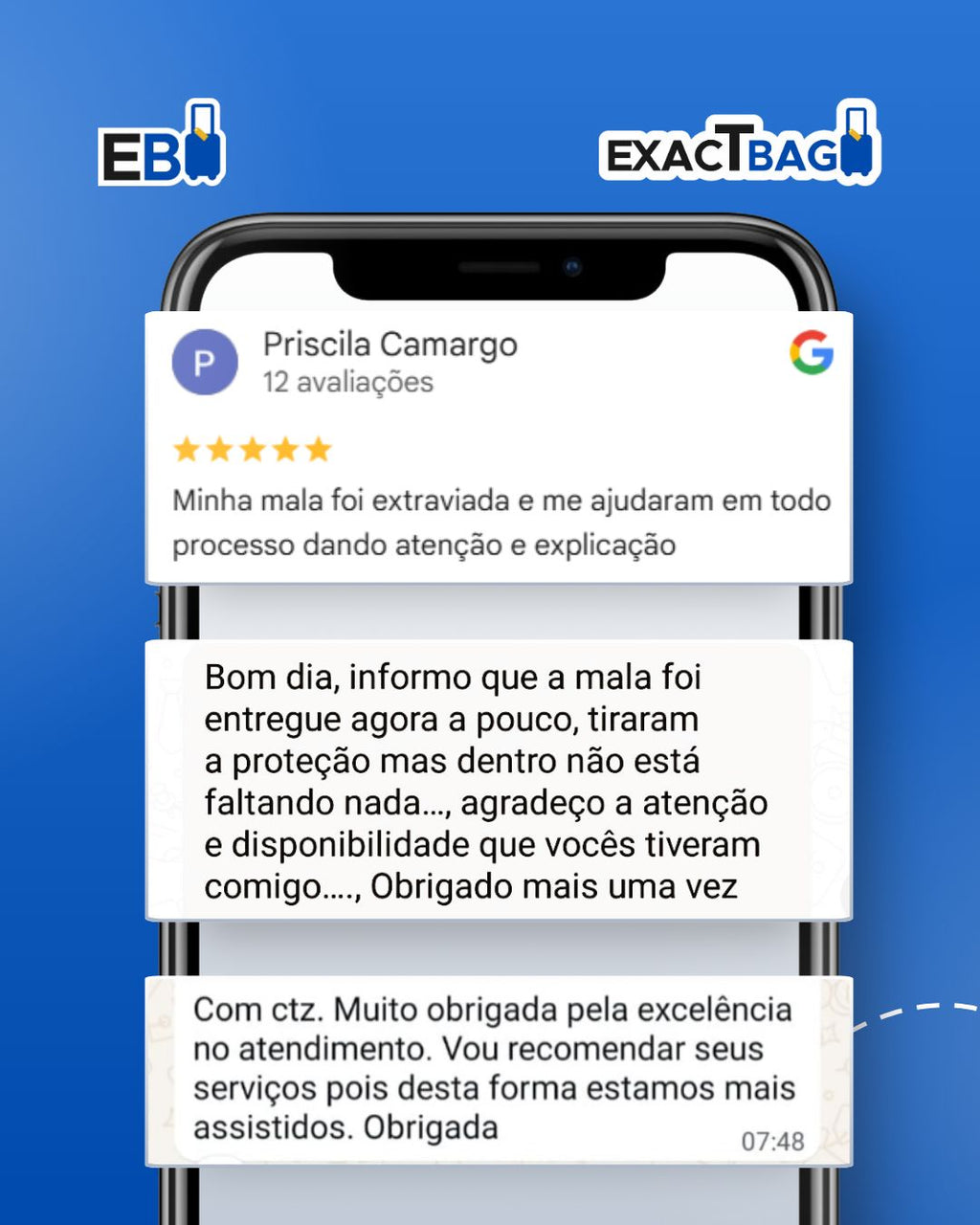 Assistência de Bagagem ExactBag (Por Bagagem)